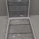 PODOO Rabbit Large Litter Box, Guinea Pig Training Pan Cage with Toilet Tray, Ideal for Rats, Ferret, Bunny Small and Medium Animals (2Pcs x Medium) (2Pcs x Medium)