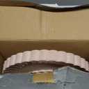 YOUBET 100PCS Pink Scalloped Plastic Plates - Heavy Duty Pink Disposable Fancy Hard Plates Include 50 Dinner Plate, 50 Dessert Plate, for Wedding & Party Easter Mothers Day