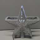 Mrrihand Christmas Tree Topper Lighted with 6 Projection Modes, Christmas Star Tree Topper Built-in LED Rotating Lights, Silver 3D Glitter Dynamic Projection for Christmas Tree Decorations