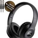 X5 AM FM Radio Headphones Rechargeable, Personal Portable Radio Headset am/fm Digital Earmuff with Best Reception for Jogging, Mowing, Cycling, Meeting, Church