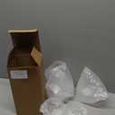 6 Pcs Ribbed Martini Glasses 10 oz Disposable Plastic Vintage Ribbed Coupe Glasses Unbreakable Dessert Parfait Glassware for Wedding Birthday Party Supplies (Clear)