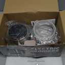 Spice Grinder Electric, Herb Nut Grinder for Kitchen, Detachable Espresso Grinders with Stainless Steel Blades, Filter and Brush, 500w Dry and Wet Grain Mill for Coffee, Rice, Bean, Seasoning (Black)