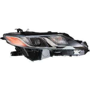 Headlights Front Head Lamps Replacement for Toyota Camry L LE SE 2018-2019 Projector Headlights Right Side (Passenger Side)