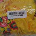 OBEEII Mexican Dress for Women Off Shoulder Floral Summer Maxi Dress Fiesta Casual Sundress (Small, Yellow)