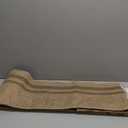 LIVEBOX Scalloped Washable 2x6 Kitchen Runner Rug, Easy Jute Geometri Tan Rugs for Entryway, Indoor Outdoor Non Slip Rug Farmhouse Morden Carpet Door Mat Area Rug for Bedroom Laundry Room Hallway