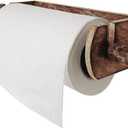 Wooden Paper Towel Holder for Home and Kitchen - Enhance Your Kitchen Decor with Elegant and Functional Design for Rustic and Traditional Settings (Wall Mounted)