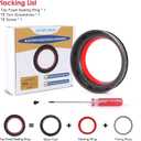 Dust Bin Top Fixed Sealing Ring Compatible with Dyson V11 V15 SV14 SV15 SV22 Vacuum Cleaner Dust Bucket/Dirt Cup Replacement Parts, Vacuum Cleaner Repair Accessories