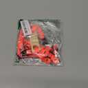 Lupine Small Adjustable Dog Harness 1/2" Wide Blaze Orange with 12-20" Adjustable Girth