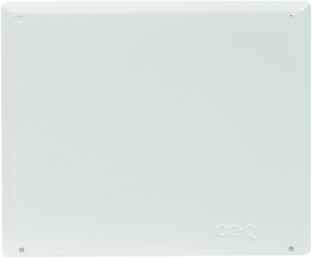 Legrand - OnQ 12 Inch Cable Management, In-Wall Media Box, Structured Wiring Enclosure, Home Networking Panel with 2.5 Inch Openings for Wires, Glossy White, EN1200