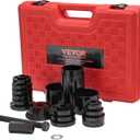 VEVOR Wheel Bearing Press Kit, 23 pcs FWD Bearing Puller Tools, for Front Wheel Drive Bearing Removal and Installation, Wheel Bearing Tool with Sliding Screws, Bushings, Sleeve Plates, Storage Case