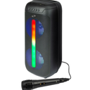 iLive "Jam Time" Wireless Speaker System with LED Lights and Mic (ISB293B) - Black 