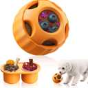 havit Frozen Dog Treats Toy to Keep Them Busy, Cognitive Dog Enrichment Toys,Interactive Toys Long Lasting, Easy to Clean (Orange)