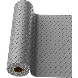 4x10 FT Garage Floor Mat, 2.8mm Thickened Diamond Plate