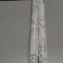 2 x Peel and Stick Wallpaper Black and White Contact Paper Floral Bird Wallpaper Boho Removable Wallpaper Decorative Self Adhesive Wallpaper Contact Paper for Cabinets Wall Paper 17.3" x 118"