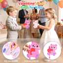 Valentines Day Cards for Kids School, 28 Pack Invisible Ink Pens with UV Light & Mini Heart Bear Cards, Secret Message Classroom Gift Exchange, Non-Candy Party Favor & Prize for Boys & Girls, 3 Age +