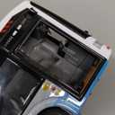 1/42 Diecast Bus Toys Cars, Metal City Bus Toy Vehicles with Light Up and Open-able Doors for Kids Boys Girls, 11.8"