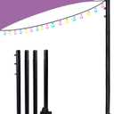 Shade Sail Poles, 9.2 FT Outdoor Sun Shade Sail Pole Outdoor Heavy Duty Poles for Sun Shades Deck, Patio,Backyard(1Pack)