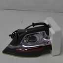 CHI Steam Iron for Clothes with 300+ Holes for Powerful Steaming, Temperature Guide Dial, 1700 Watts, XL 10 Cord, 3-Way Auto Shutoff, Titanium Infused Ceramic Soleplate, Silver (13101)