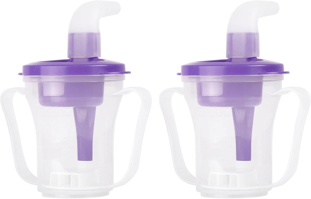 Dysphagia Regulating Drinking Cup for Swallowing and Disorders People,Dispenses 5cc or 10cc of Liquid Each Time,Helps to Prevent Choking