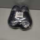 Platform Slides for Women and Men | Chunky Thick EVA Sole with Stable Support | Non-Slip for Daily Wear (6.5-7.5 Women/5-6 Men, Black)