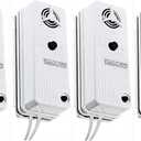YardGard 4-Pack UL 2017 Compliant Wireless Pool Door Safety Alarm, Water-Resistant, ETL Certified, Easy Installation, Suitable for Pool Gates and Sliding Doors, 120dB Siren