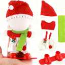 17cm Doll Christmas Clothes, 5Pcs Christmas Outfit for 17cmdoll (NO Doll) with Accessories Suit Cute Stylish Dress Up Set Xmas Gift