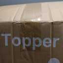 Bedlore Queen Mattress Topper 4-Inch Dual Layer Memory Foam Mattress Topper
Mattress Topper for Back Pain, Dual Layer Medium Support (2" Gel Memory Foam + 2" Cooling Fluffy Pillow Top Pad), White