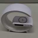 SUNGOOYUE Alarm Clock Wireless Charger Speaker Music Synchronization for Wake Up Light Clock Suitable for IOS Android Users