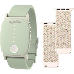 EmeTerm Explore Mint Green Anti-Nausea Wristband & Bands Compatible with Apple Watch  Motion Sickness Relief Travel Bundle 42/44/45/49mm