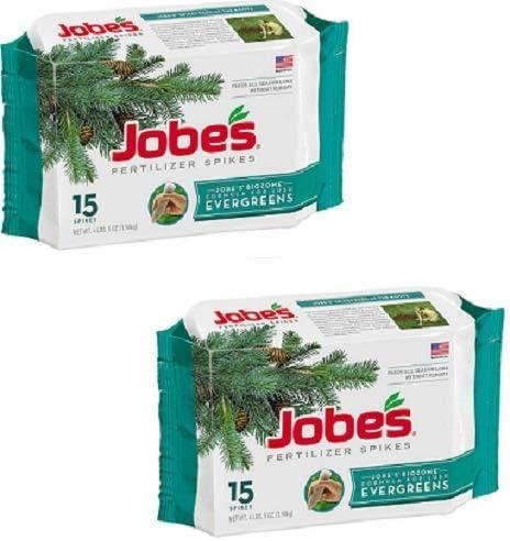 Jobe's 01611 15 Pack Evergreen Tree Fertilizer Spikes - Quantity 2 Packages