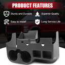 Center Console Cup Holder Compatible with 1999 2000 2001 Ford F-250 F-350 F-450 F-550 Super Duty