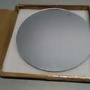 Amyhill 8 Pcs Round Mirrors for Centerpieces Table Decorations Acrylic Circle Mirrors Tray Candle Plates for Wedding Baby Shower Birthday Party Bulk Supplies(14 Inch)