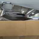 GXARTS Front Chrome Lower Bumper Valance Trim 1668858025 Compatible with Mercedes-Benz ML350 ML250 2012 2013 2014 2015