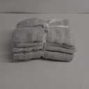Modern Threads 6 Piece Set, 2 Bath Towels, 2 Hand Towels, 2 Washcloths Yarn Dyed Jacquard/Solid Towel Set Ophelia Stone (Medium)