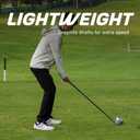 Precise Complete Teen Golf Club Set for Ages 13–16 – Includes Titanium Driver, Stainless Steel Hybrid, 7–PW Irons, Putter, Stand Bag & 3 Headcovers – Graphite/Steel Shafts - Right Hand