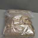 10x10 ft Champagne Sequin Backdrop Curtain Panels for Parties, Wrinkle Free Glitter Photo Backdrop Drapes 2 Panels 5x10FT Shimmer Back Drop Cloth for Wedding Birthday Christmas Photography Background