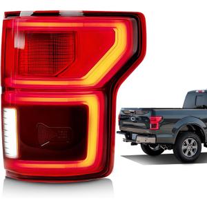 LED Tail Lights Compatible with 2018-2020 Ford F150 XLT/LARIAT/KING RANCH/PLATINUM/LIMITED Rear Taillight Assembly OE: FO2801265 JL3Z13404H Right Passenger Side & Blind Spot