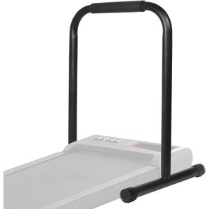 Handle Bar for Walking Pad Only, Adjustable Handrail Height from 34.2 to 42.1 Inch, Compatible with Walking Pad 20.2'' Wide, Non-Slip Rubber Feet, Comfortable Absorbent Grip