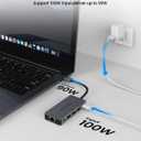 USB C Docking Station Dual Monitor, 9-in-1 USB Hub with 2 HDMI 4K@60HZ, 11000Mbps Ethernet, 3 USB 3.0, 1 Type C, 1 PD Charging, 13.5mm Audio, Dock for Laptop/Computer/Tablets/Windows