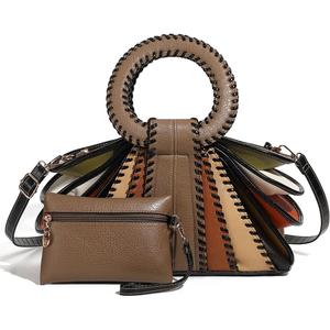 Designer Multicolor Top Handle Handbag Bag Woman Large Capacity Purse Fashion Women Crossbody Bags for Women Large Bags (Grey)