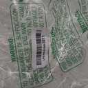 Heiyom Women's Square Toe Low Stilettos Heels Mules Sandals Fluffy Feather Slip on Clear Low Heels Wedding Bridal Party Dress Shoes 9.5