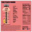 BODYARMOR LYTE, Peach Mango, Electrolyte Drink, 15 Calories, 12 Fl Oz Bottles (8 Pack), Coconut Water Sports Drink, Natural Flavor & B Vitamins (EXP 08/06/26)