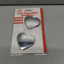 2 x Heart Shaped Blind Spot Mirrors for Cars  360 Adjustable Convex Side Mirrors for Blind Spot Detection  Cute Heart Design Stick-On Rearview Mirrors for Cars, SUVs & Trucks  Universal Fit