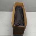 Camping Stool Oversized Camping Foot Stool Ottoman 450 lbs Heavy Duty Camp Stool Padded Camping Chair Foot Rest Foldable Footrest (Single Pack, Black)