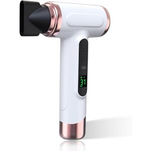 Cordless Hair Dryer,15000mAh Rechargeable Hair Dryer,3 Adjustable Cold Hot Wind,200W Battery Operated Hair Dryer for Travel Camping