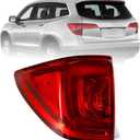 Tail Light Assembly Compatible With 2016-2018 Honda Pilot - (Left Driver Side), Replace 33550TG7A01 HO2804107