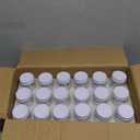 Tessco 36 Pcs Mini Mason Jar Shot Glasses with Lids 2 oz Dishwasher Safe Mason Canning Jars for Bachelorette Wedding Party Favors Bar Drinks Home Desserts Honey Jam Candy Storage (Clear,White)