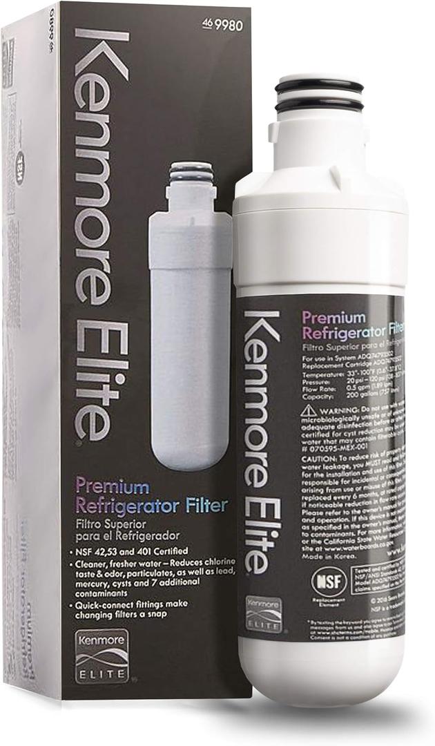 Kenmore 9980-KM 9980 Refrigerator Water Filter, 1 Count (Pack of 1)