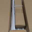 Double Curtain Rod, 1 Inch White Dual Curtain Rods for Windows 48 to 84 Inch, Decorative Adjustable Heavy Duty Telescopic Spliced Window Treatment Rods Set for Bedroom Living Room Farmhouse (36"-88")