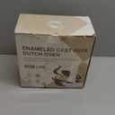 Umite Chef 5QT Enameled Cast Iron Dutch Oven Pot with Lid, Heavy-Duty, Cookware for Bread Baking, Braising, Stews, Roasting, Wedding Registry Ideas & Gifts(Green)